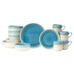 Baum Hearth 16-Piece Dinnerware Set - Aqua