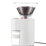Bodum Bistro Electric Burr Coffee Grinder in White