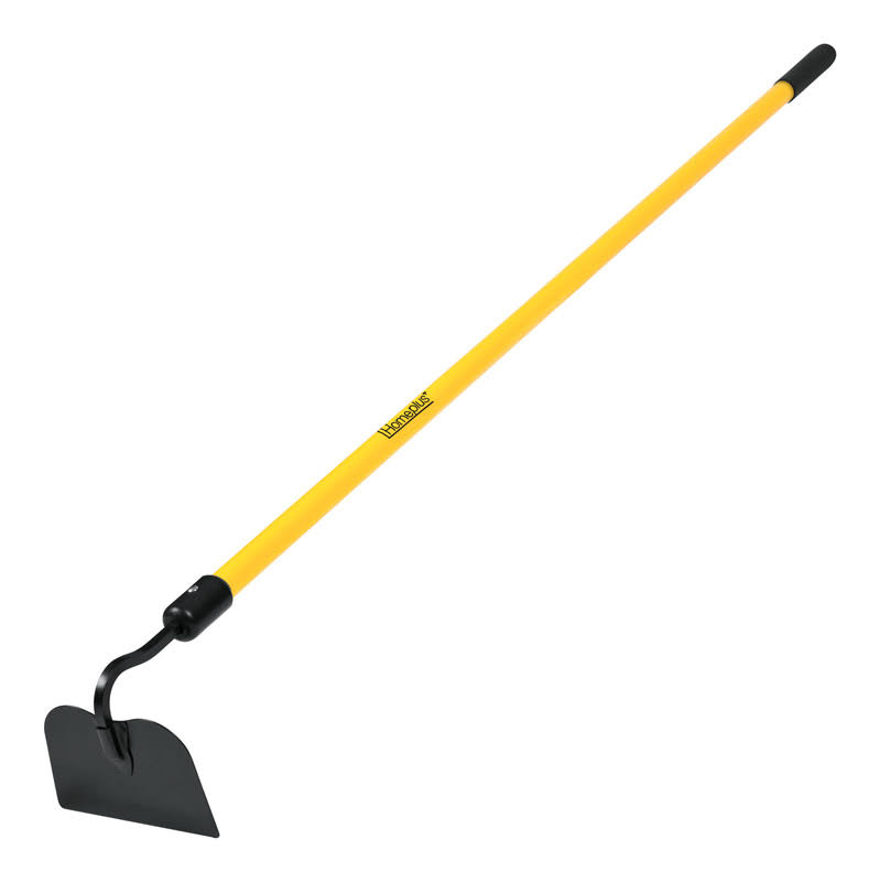 dde0293085a401db177bcabb986380a3134896eba42d2d1c4163447e1e990db8.jpg Home Plus Steel Garden Hoe 54 in. Fiberglass Handle - Image 1