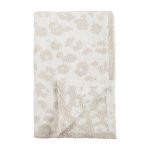 Cream Leopard Blanket