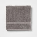 Room Essentials Bath Towel Dark Gray