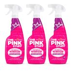 Stardrops - The Pink Stuff - The Miracle Window & Glass Cleaner with Rose Vinegar 3-Pack Bundle ( 3 Window & Glass Cleaner)