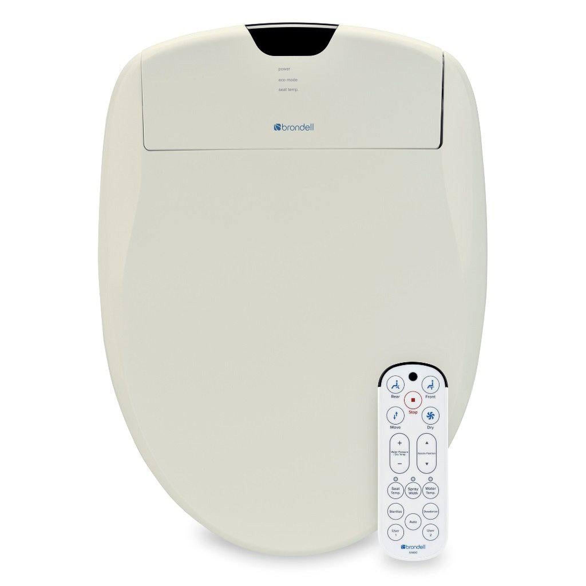 de2914cb671b8ce3f2b97dd2752772e46490600f9ce3d2e43e9cc24dcdebbc66.jpg Brondell Swash 1400 Biscuit Luxury Bidet Toilet Seat - Elongated - Image 1