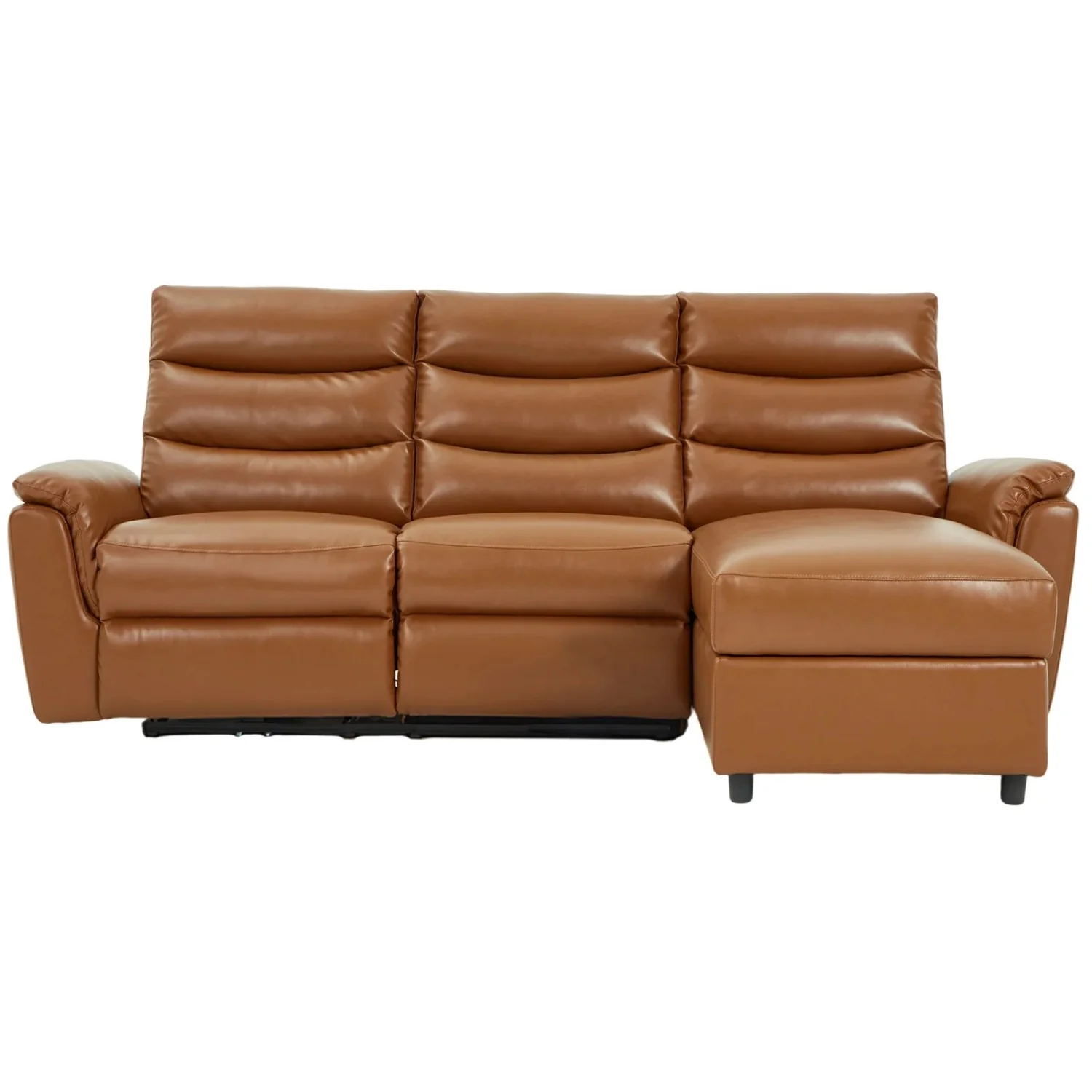 de31489f4c0ed337588c9fcabc1443e67319ae58b896dfdcbd4b1cf25a1a3cab.webp AECOJOY Power Reclining Sectional Sofa, PU Leather Sleep Sofa Bed with Storage Chaise - Image 1