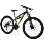 26 In. Oxide Men's Mountain Bike - Dual Suspension. Black