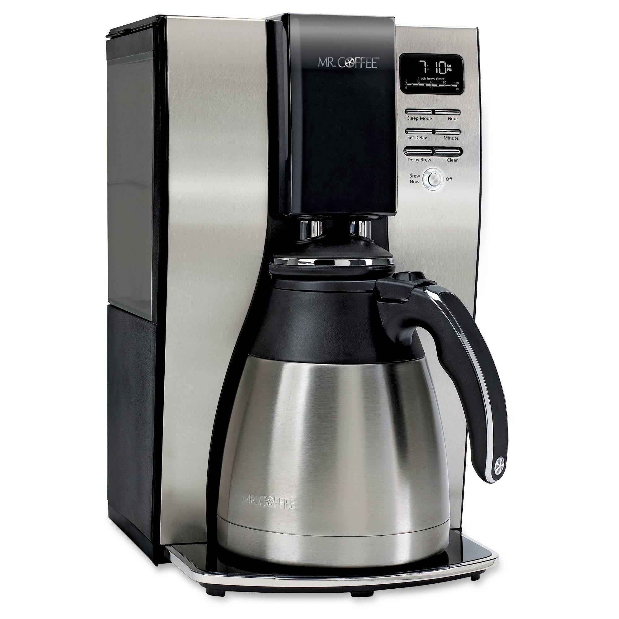 dea86aaa23d57d8a7cfae26fedb7729cc36caa97405bdd164a51b77791806559.jpg Mr. Coffee 10-Cup Thermal Programmable Coffeemaker - Image 1