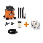 Ridgid 16 gal. 6.5-Peak HP NXT Wet/Dry Shop Vacuum with Detachable Blower, Filter, Dust Bags, Hose and Accessories