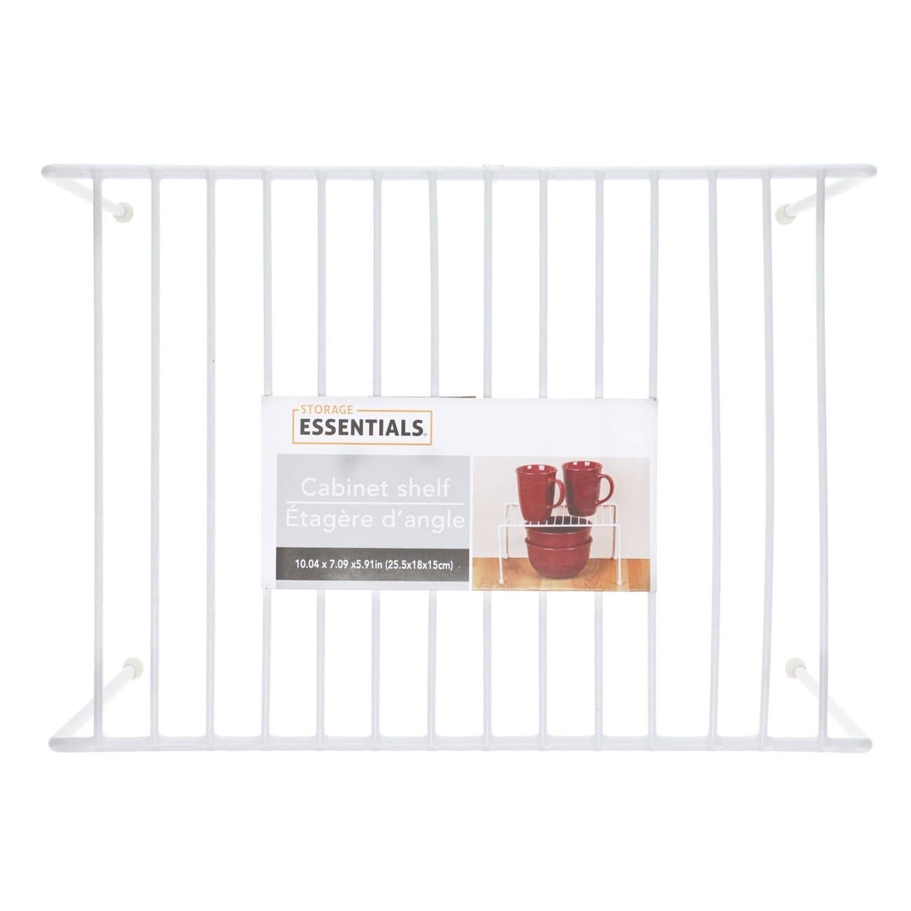 deaee04ab3a680dec666280e6778b8e5db58c95455c3134275e8531807f32857.jpg Essentials White Wire Cabinet Shelves - Image 1