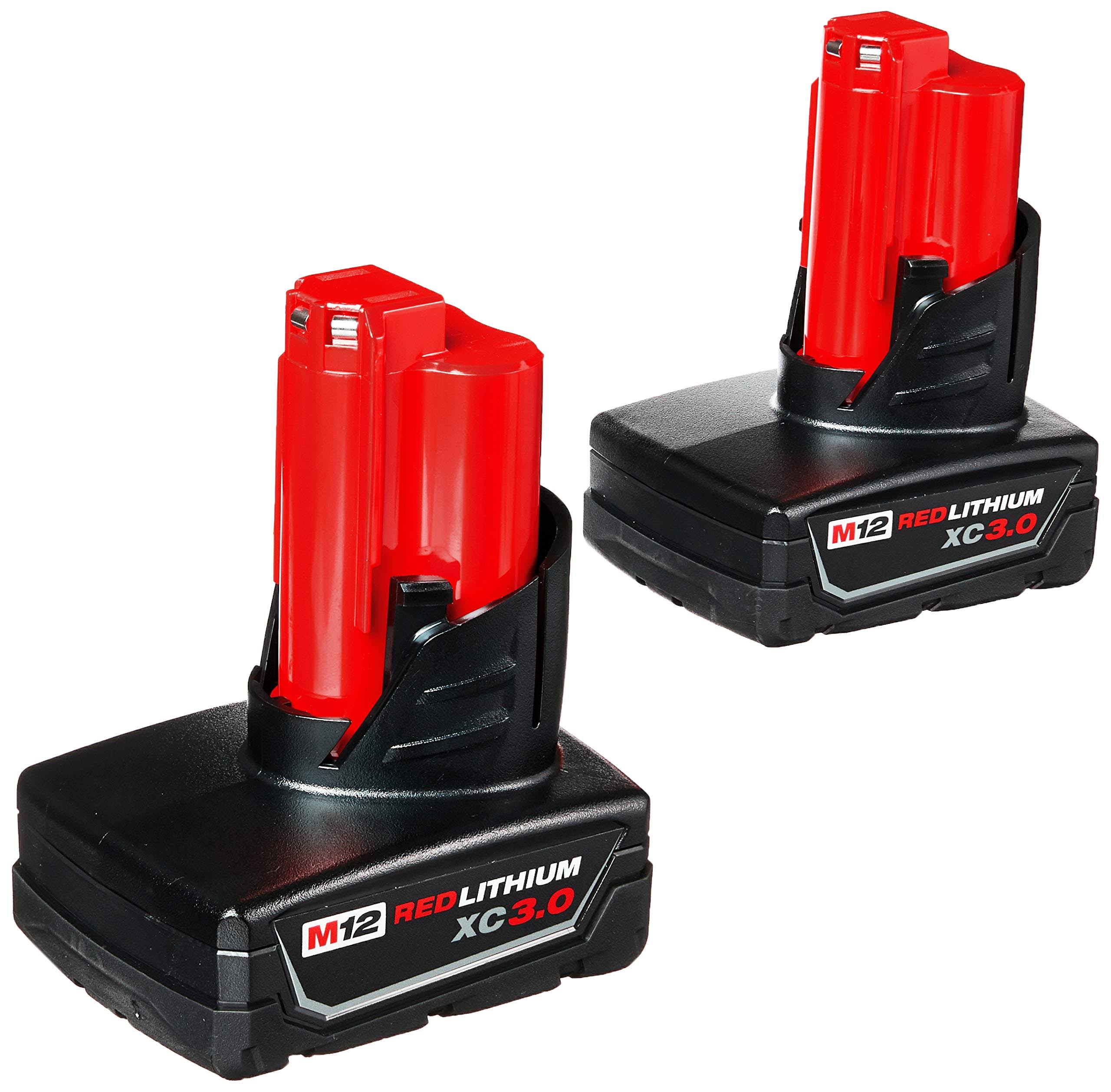 debda2a256b8fced38c78586eec01186b79690bd546ec1990fd8552f13414005.jpg Milwaukee 48-11-2412 M12 XC Battery 2 Pack - Image 1