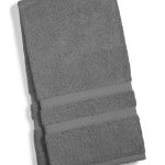 Charter Club 16" x 30" Elite Hygro Cotton Hand Towel, Created for Macy's , Sold Individually - Smoke