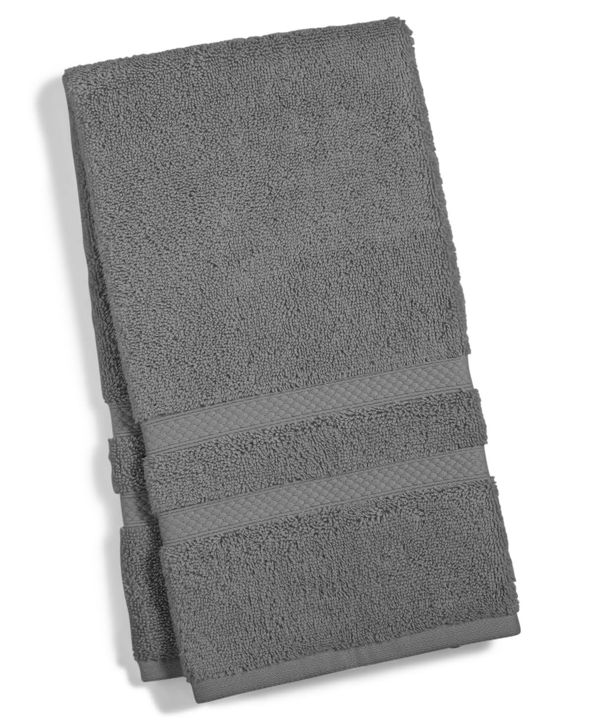 dedef0a05726dc205955f48c4cf61b8bd58772376237c38f16e1872054fb89b8.jpg Charter Club 16" x 30" Elite Hygro Cotton Hand Towel, Created for Macy's , Sold Individually - Smoke - Image 1