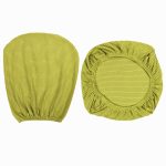 Yikko 1 Set Soft Stretch Spandex Chair Seat Slipcover and Backrest Cover, Washable Chair Slipcovers Fit for Office Computer Chairs, Dining Room Chair