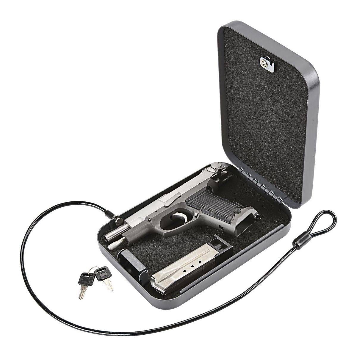df80461aa3d7f4574fd5186de4516408a4ee1e7bb8bba40db5238b4c71485fc3.jpg Union Safe Company Personal Portable Security Safe - Image 1