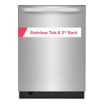 Frigidaire FDSH450LAF 24 inch Stainless Built-In Dishwasher with EvenDry