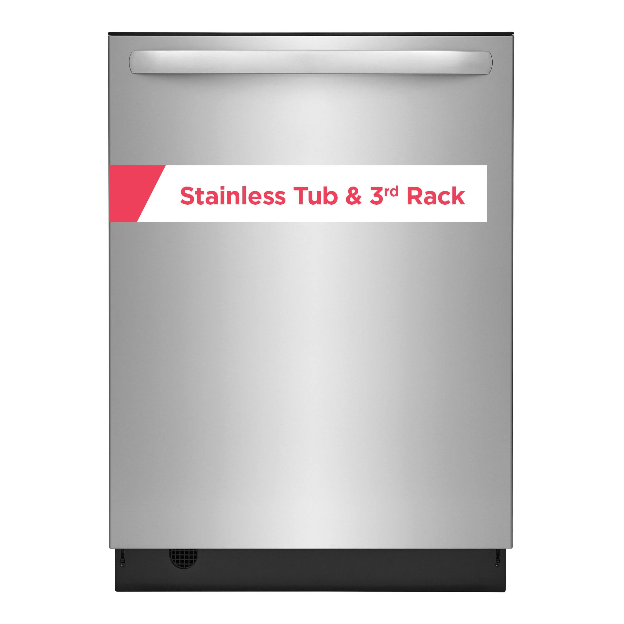 df83d2b3227bb8afeb92e244ea42f204460e56507a1a29ee8c8a10241558b73b.jpg Frigidaire FDSH450LAF 24 inch Stainless Built-In Dishwasher with EvenDry - Image 1