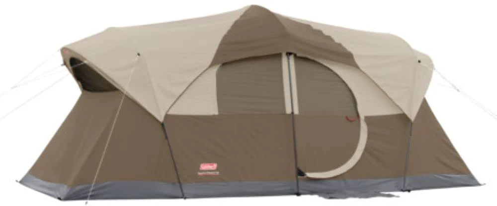df8fe36653984d45612fb2049f7b4e9019bdb72e270f1b379f8f87a3fecbeb19.webp Coleman WeatherMaster 10-Person Camping Tent with Room Divider - Image 1