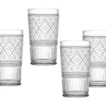 Godinger Claro Highball Glasses, Set of 4 - Clear