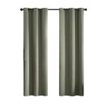 1pc 42"x63" Blackout Thermaback Microfiber Window Curtain Panel Green - Eclipse