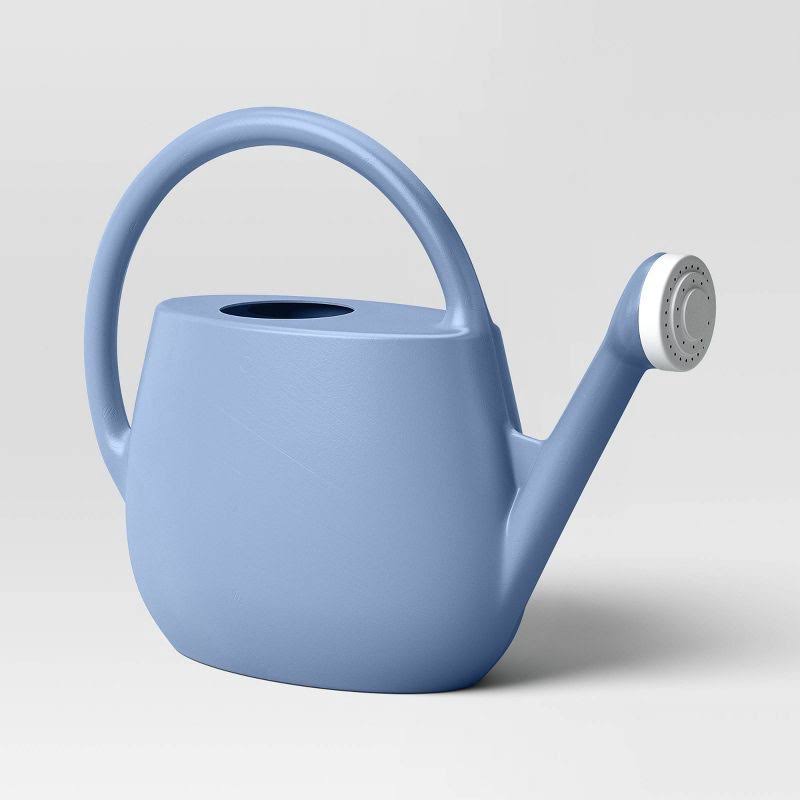 e02527a3fe7f2c8fc0a4119357a7b2da5a705ceb617de5fdf49159967b8362b2.jpg 2gal Plastic Watering Can - Quilt Blue - Room Essentials - Image 1