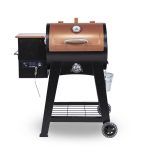 Lexington 540 Sq. In. Wood Pellet Grill With Flame Broiler and Meat Probe