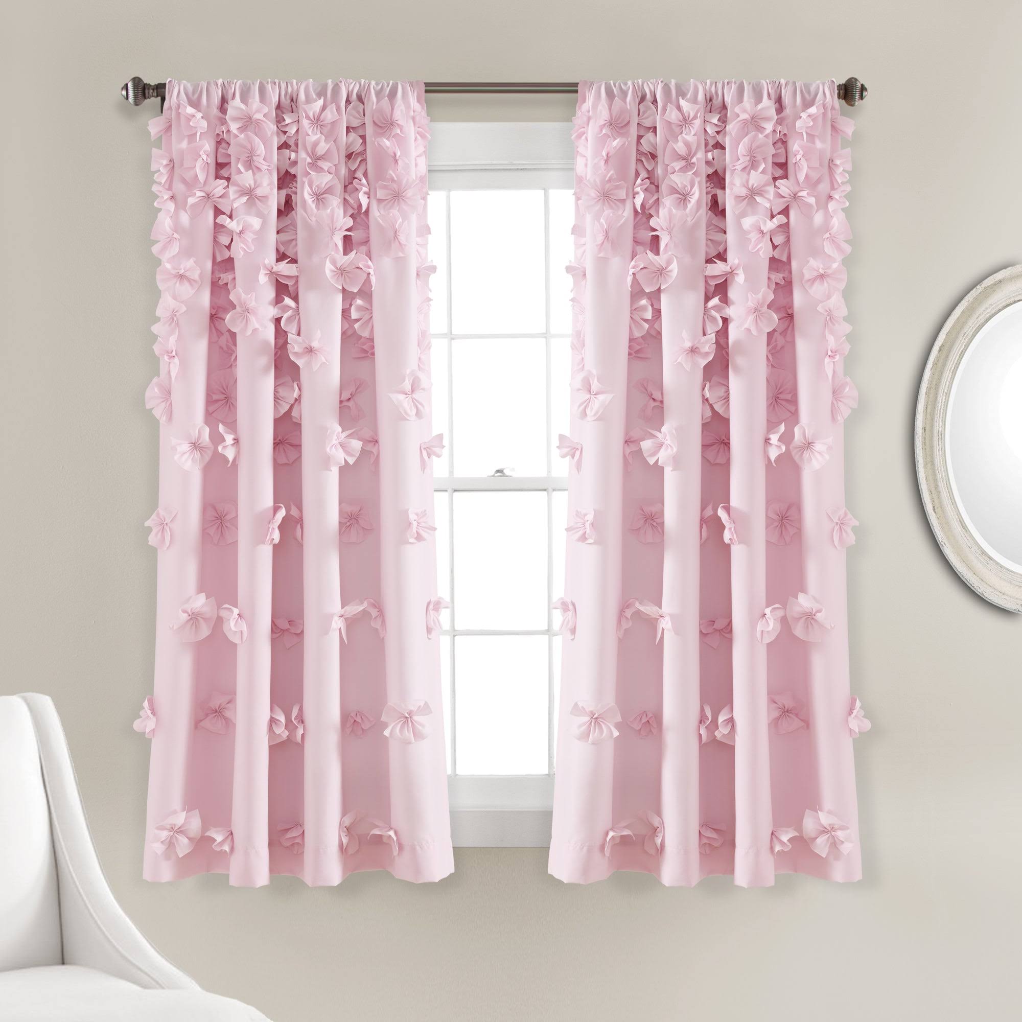 e043df1c5044042f247cdd50a1cbfea5c9efd5773af60a52f941e612cf1c88e9.jpg Lush Decor Riley Window Panel Lilac / 63" x 54" - Image 1
