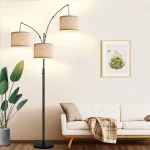Nintiue Dimmable Floor Lamp. 3 Lights Arc Floor Lamps