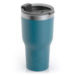 RTIC Outdoors Insulated 20-fl oz Deep Harbor Blue Stainless Steel Tumbler with Lid - Dishwasher Safe | 18046