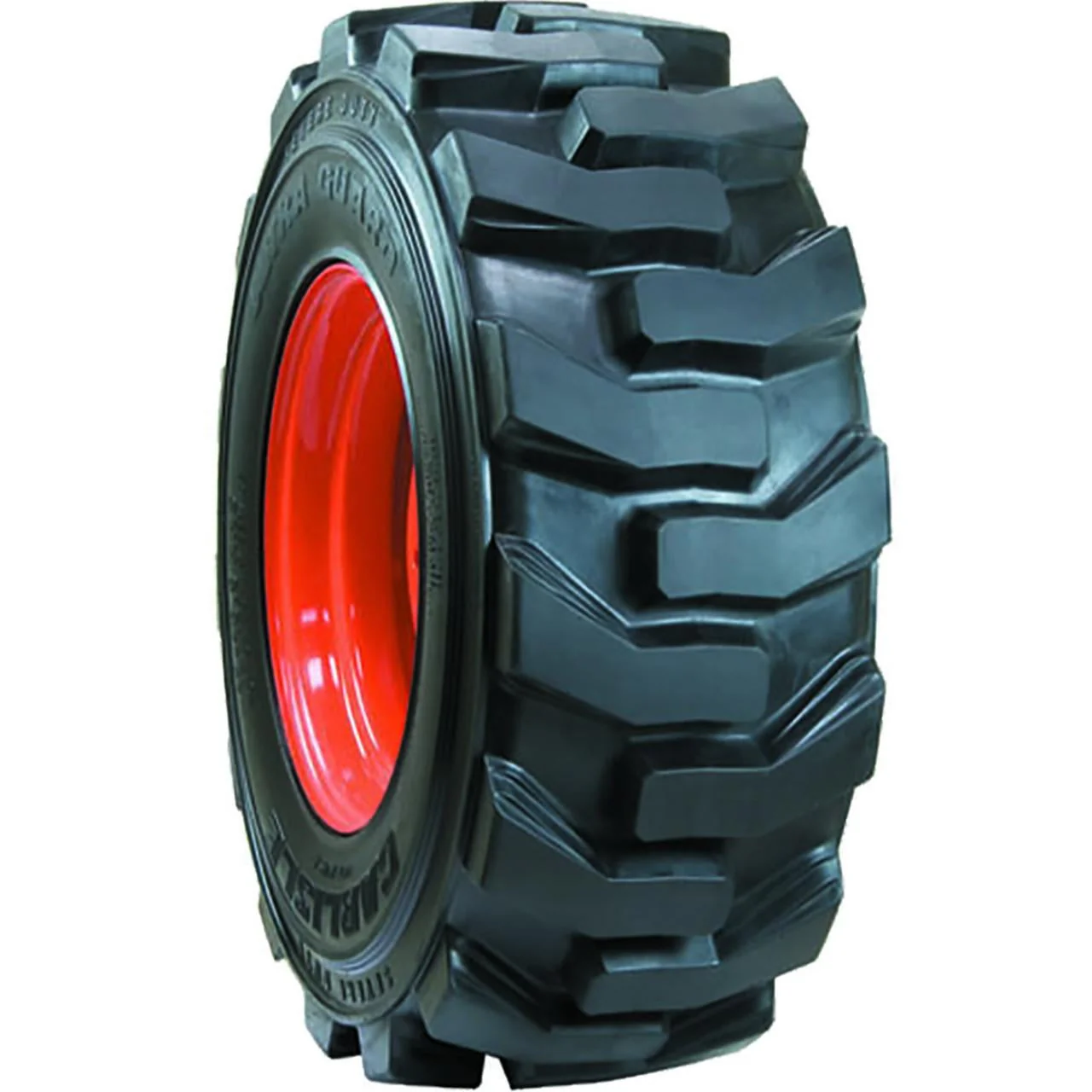 e099c8e845b82157bc31fddc0f64c48563de2ada6064740e3e5e756b2b5829ba.webp Carlisle Ultra Guard HD Skid Steer Tire - 10 - 16.5 LRE 10PLY Rated - Image 1