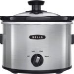 Bella - 1.5-qt. Slow Cooker - Stainless Steel