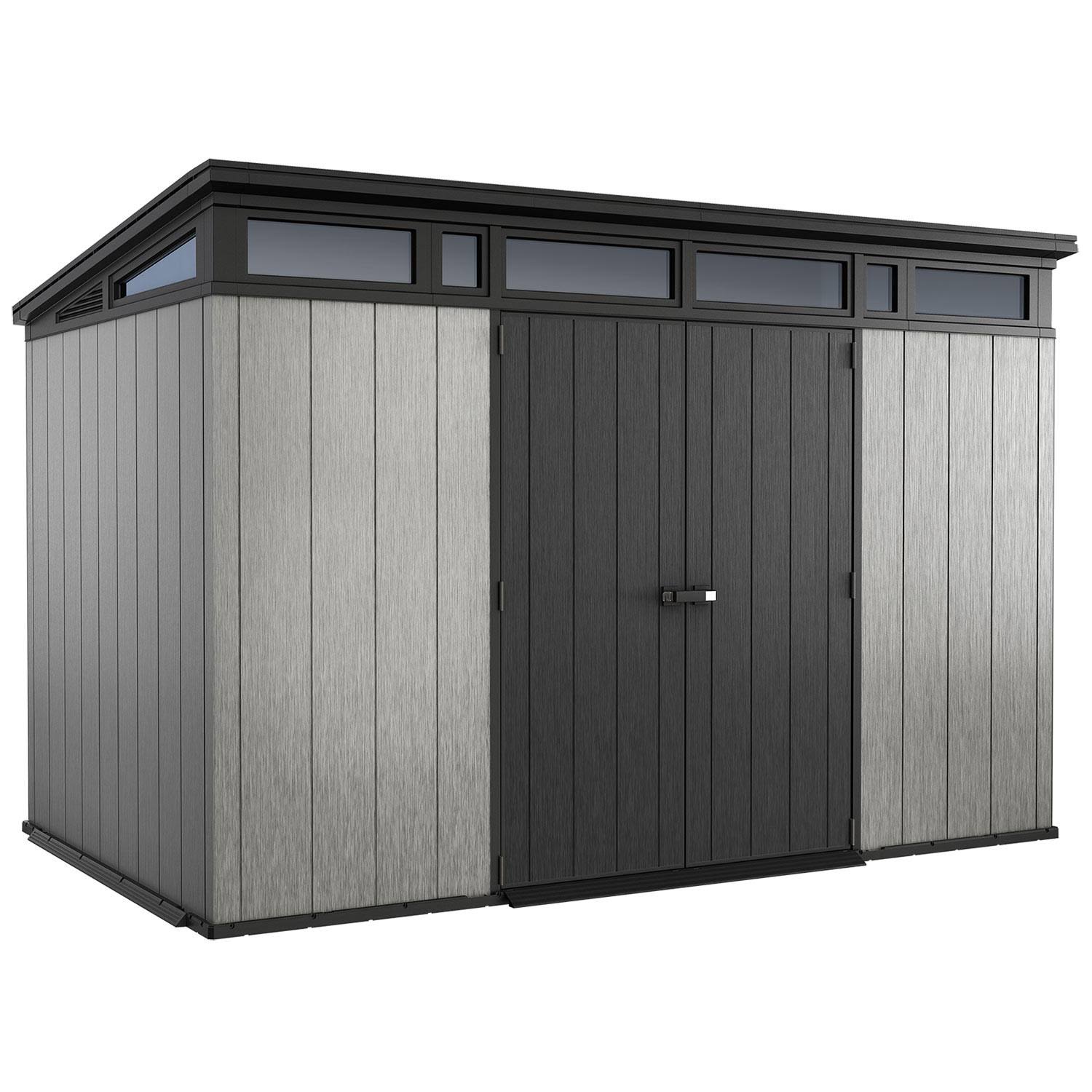 e0c630f81a855fa870b4171a0e89f56e8c5359291f449ce9ffe871649287e40a.jpg Keter Artisan 11' x 7' Customizable Storage Shed - Image 1