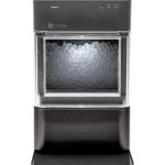 GE Profile - Opal 2.0 38 lb. Portable Ice Maker with Nugget Ice Production and Built-In WiFi - Black Stainless Steel