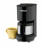 Cuisinart - 4-Cup Coffeemaker with Stainless Steel Carafe (Black)