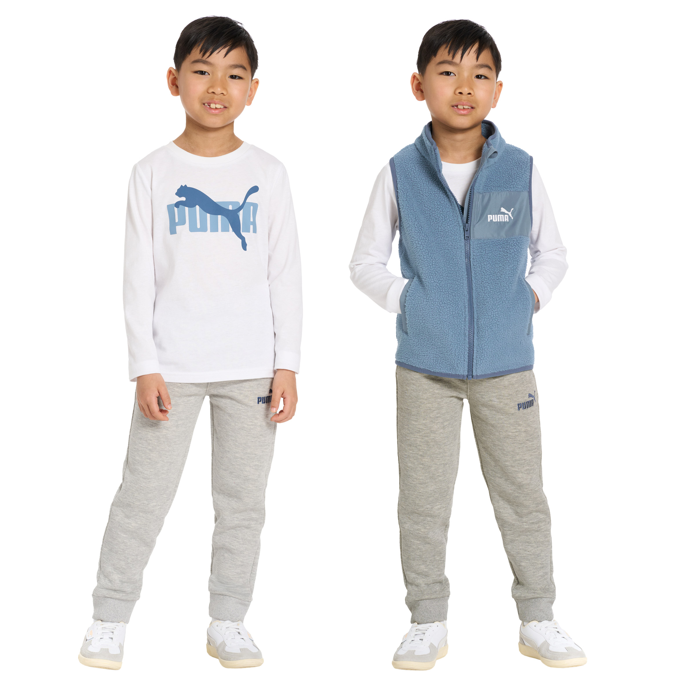 e0fde50fdd1f3e4a63e93c00940c0e3e27185862bead623f797e5ec9ba3ac670.jpg PUMA Kids' 3 - Piece Vest Set - Image 1