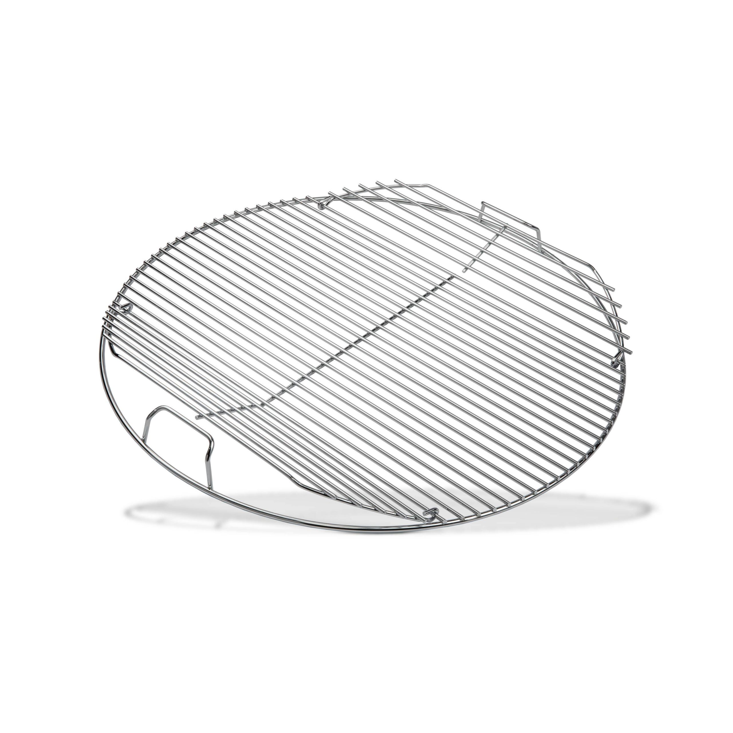 e110c767f23f4de0129080703e5eb5f436eceee984872c9e54cd90a0483b9762.jpg Weber Hinged Cooking Grate 22.5'' Grill, Silver - Image 1