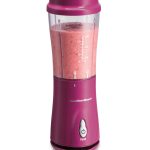 Hamilton Beach Single-Serve Blender with Travel Lid, Pink