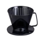 HIC 2661 Coffee Filter, Cone, Polypropylene, Black