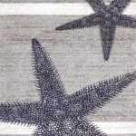 nuLOOM Thomas Paul Starfish Area Rug 4 Feet x 6 Feet Grey