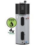 A.O. Smith Signature 900 50-Gallon Tall 10-Year Warranty 240-Volt Smart Hybrid Heat Pump Water Heater with Leak Detection & Automatic Shut-Off in Gray