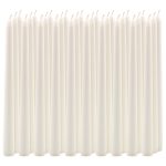 Stonebriar Collection Unscented Dripless Taper Candles, 30-Pack, White, 10 in.