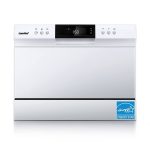Comfee Countertop Dishwasher, Energy Star Portable Dishwasher, 6 Place Settings, Mini Dishwasher with 8 Washing Programs, Speed, Baby-Care, ECO& Glass