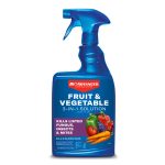 BioAdvanced Fruit & Vegetable 3-in-1, Ready-to-Use, 24 oz. Kills Listed Fungus, Insects and Mites!, Size: 24 fl oz