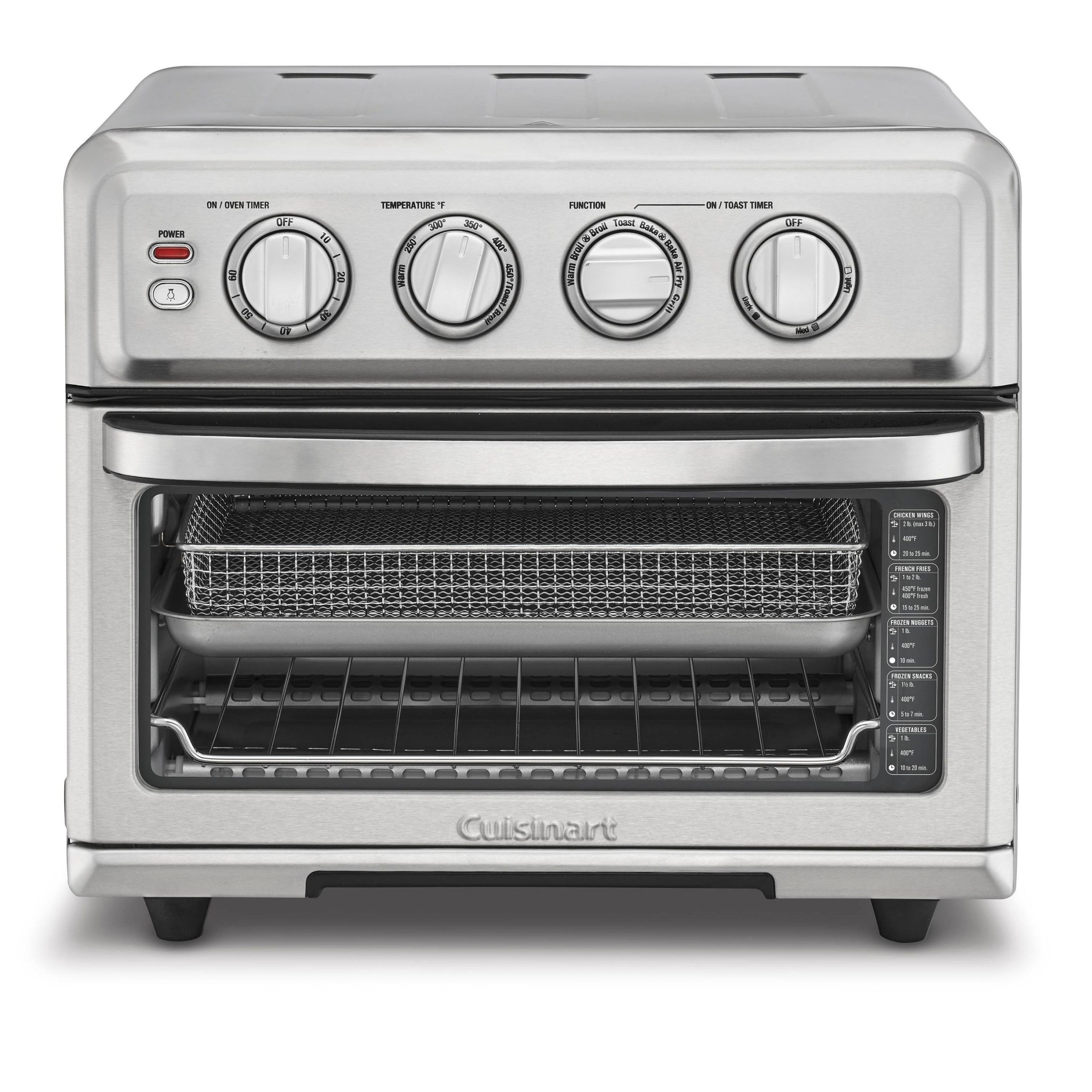 e1ea13cfc23efa0c22faff45fbd930cabfec5780349a97667c155113c3aeace9.jpg Cuisinart - Air Fryer Toaster Oven with Grill - Stainless Steel - Image 1