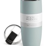 Simple Modern Travel Coffee Mug Tumbler with Flip Lid | Insulated Stainless Steel Cup Thermos |Voyager | 20oz | Sea Glass Sage