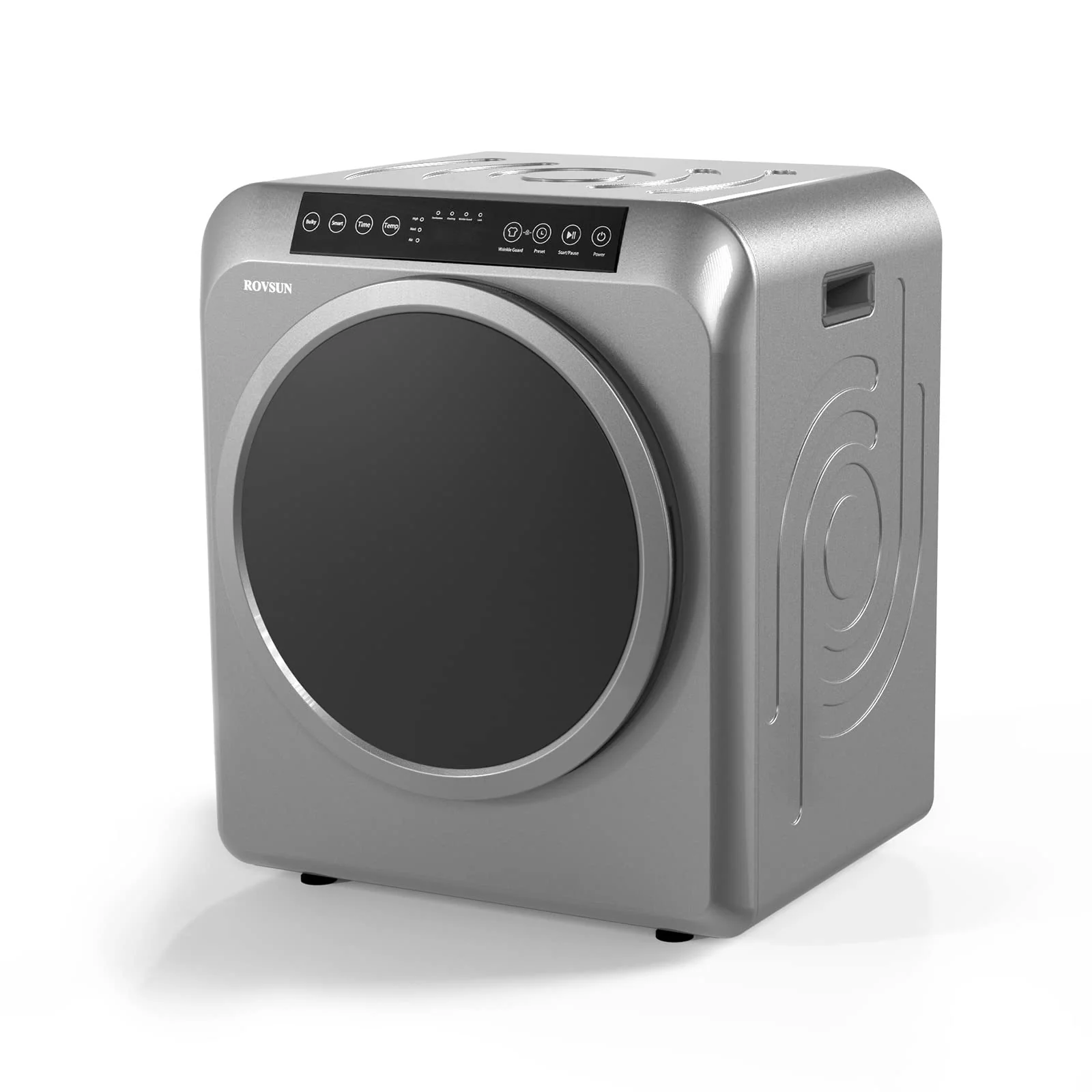 e26cc21df79360ee6cffd839353108cb09620283af345891db40c8b6434e4d1c.webp ROVSUN 13.2LB Portable Clothes Dryer. 3.5 Cu.Ft Compact Dryer - Image 1