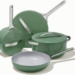 Caraway Non-Toxic Ceramic Non-Stick Cookware 7-Piece Set - Sage