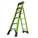 Little Giant 13906-071 King Kombo 6' Fiberglass Industrial 3-in-1 All-Access Combination Ladder