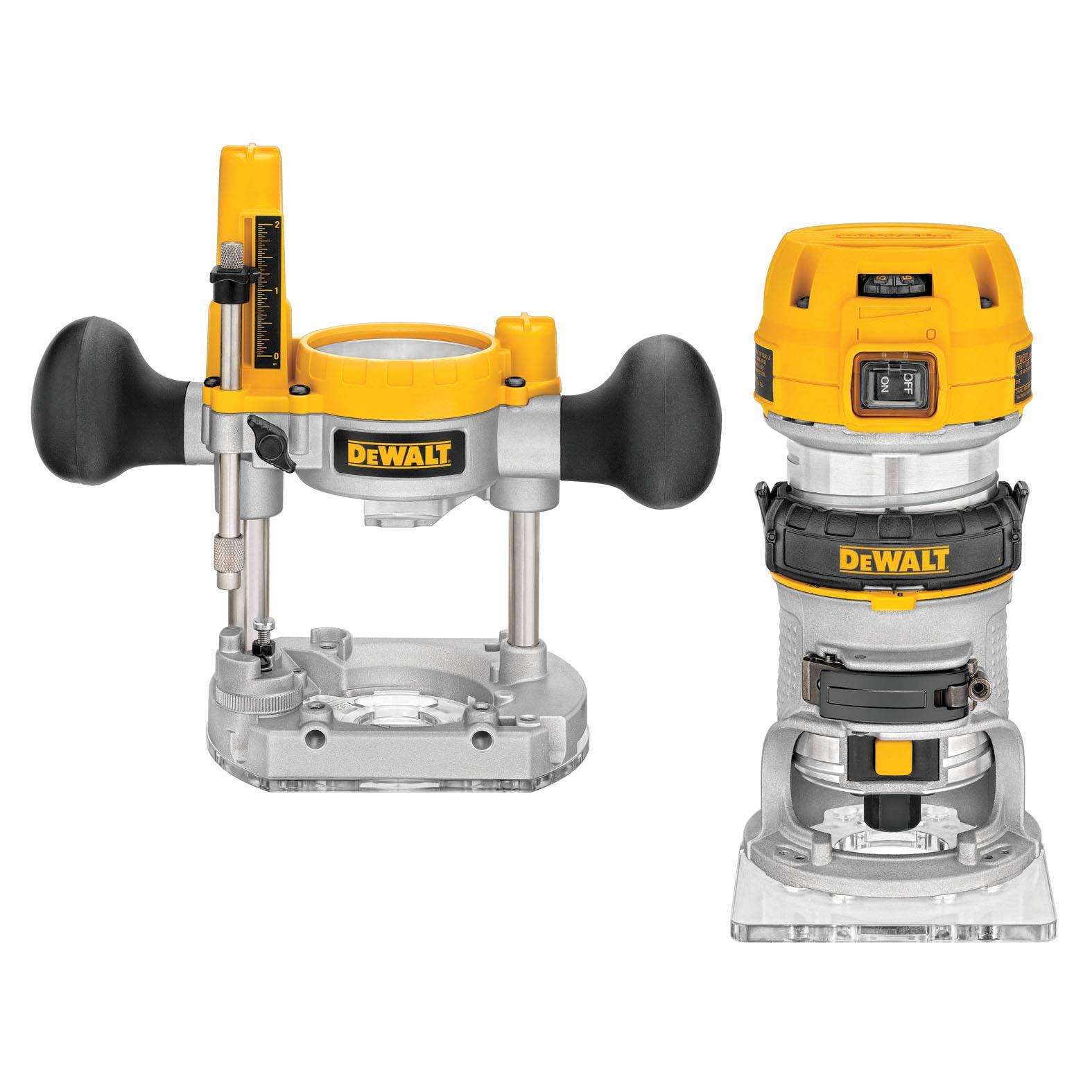 e2a27e88186c07c5847d1b6407f689e45bc7b3059e4eafabf3092b09086e0a8f.jpg DEWALT - 1.25 HP MAX Torque Variable Speed Compact Router with LED's - Image 1