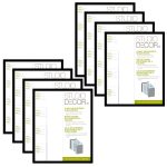 8 Pack: Black Adjustable-Depth 16 inch x 20 inch Shadow Box by Studio Dcor, Size: 16�� x 20��