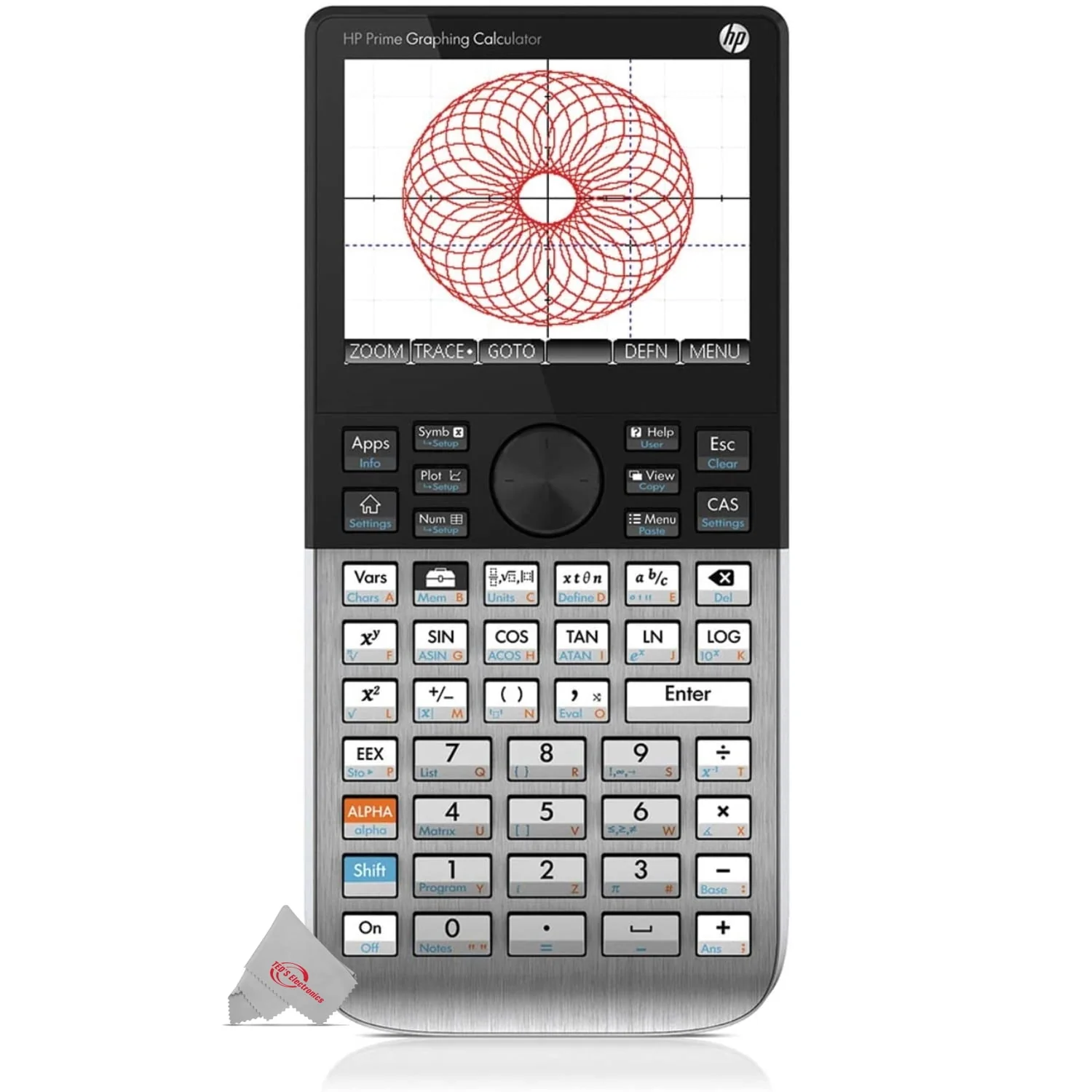 e2ffc929a0f675b11f926310970a26cd73a8e0426a07762ddc22bae71fc498a1.webp HP Prime Handheld Graphing Calculator Black - 2ap18aa#aba - Image 1