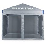 10 ft. x 10 ft. Gray Universal Pop Up Canopy Tent Mosquito Mesh Screen